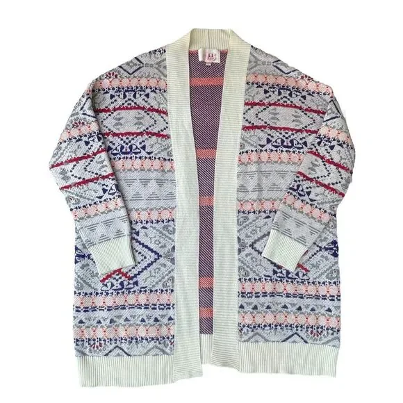 Skies Are Blue Women's Cardigan Sweater Medium Geometric Aztec Western Cowgirl - Picture 1 of 9